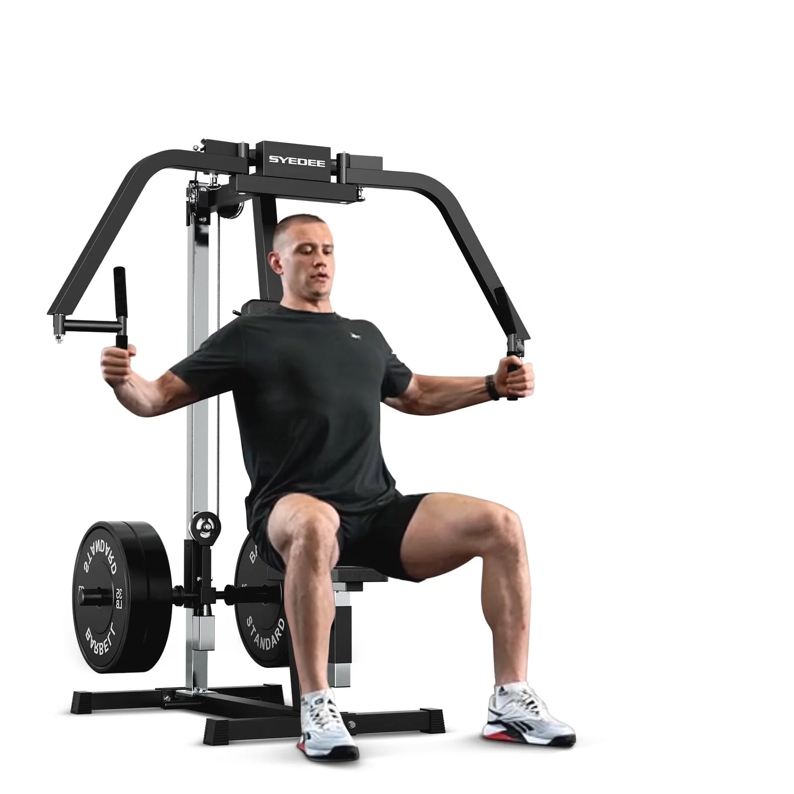Chest Fly and Reverse Delt Machine, 400 LBS Upper Body Specialty Machine,Plate-Loaded PEC Fly Machine for Pectoral and Rear Deltoid for Home Gym