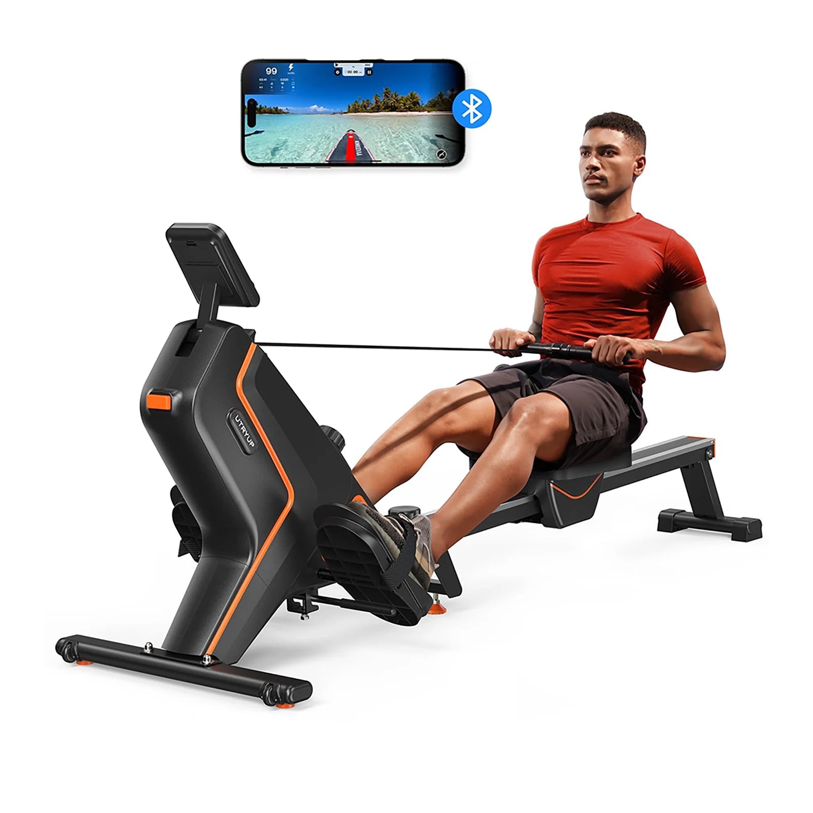 Magnetic Rowing Machines R05 Water Rower R10 16 Levels Quiet Resistance Foldable Compact Rowing Machine Home Gym Fitness
