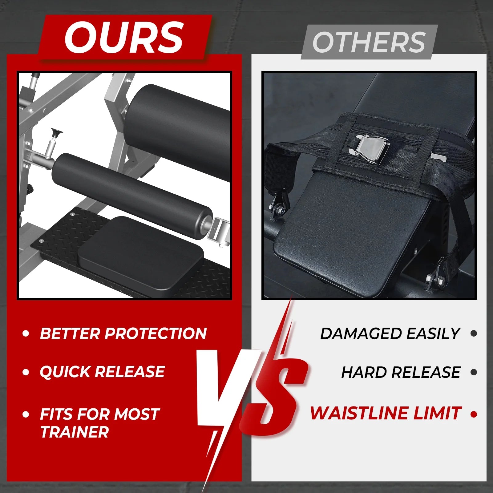 Hip Thrust Machine, Heavy Duty Plate-Loaded Glute Drive Machine, Glute Bridge Machine for Glute Muscles Shaping, Silver