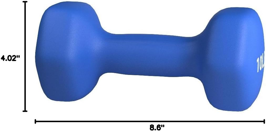 Neoprene Dumbbell Weights for Fitness and Muscle Conditioning