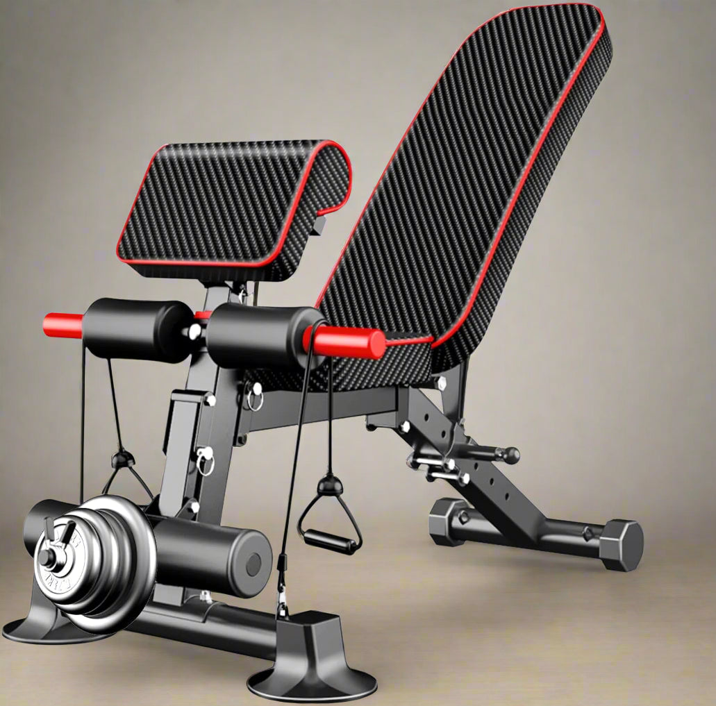Home Gym Equipment Exercise Machine Leg Curl Extension Bench Arm Preacher Bicep