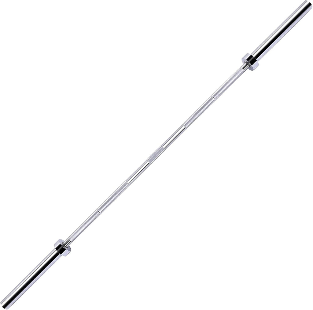 Olympic Barbell for Powerlifting and Weightlifting, 2 Inch Diameter, 700 Pound Capacity, Available in Multiple Sizes