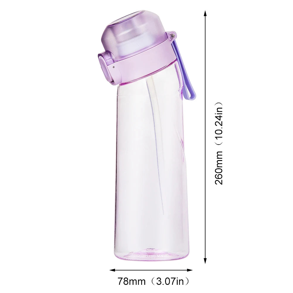 650ML Flavored Sports Water Bottle with Infuser for Gym and Travel