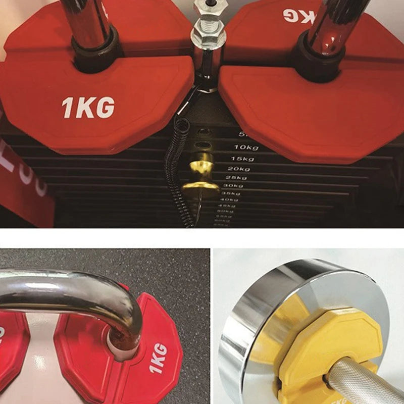 1Pcs Gym Micro-Type Plates Dumbbell Fractional Weight Plate Rubber Fractional Weight Plates Add-On Change