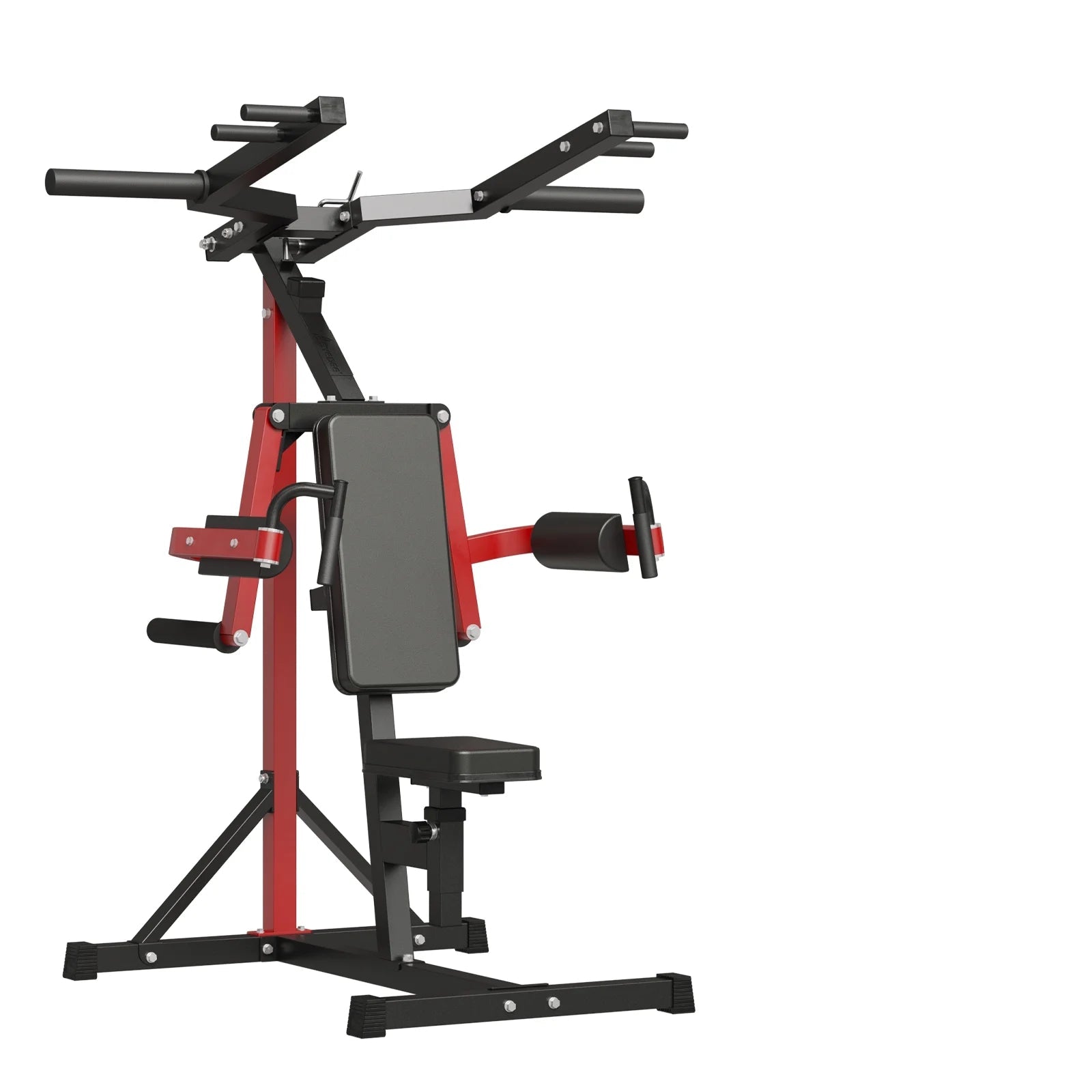 Plate Loaded Deltoid and Shoulder Press Machine, Multifunctional Lateral Raise Machine with Adjustable Seat and Backrest, 800 Weight Capacity
