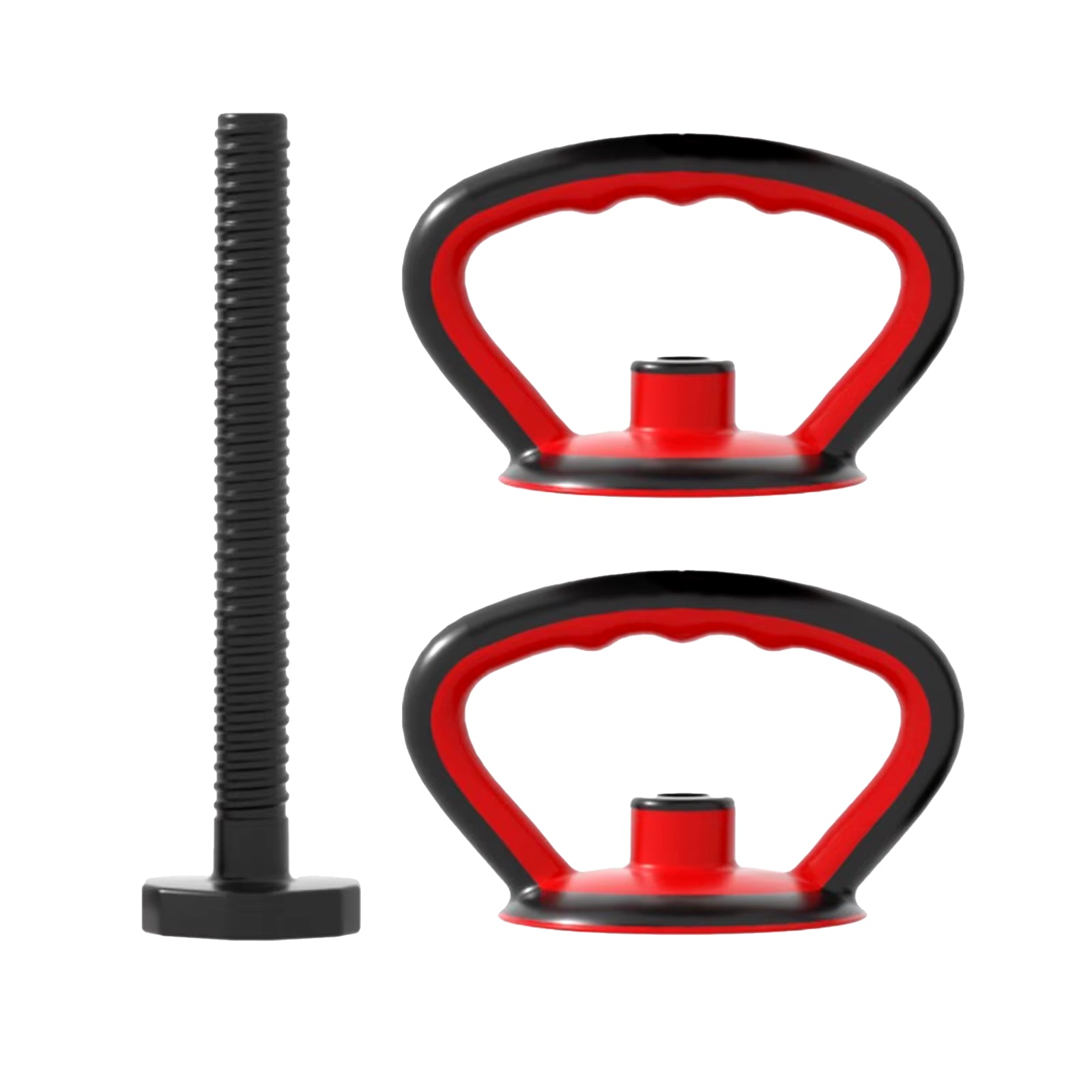 Adjustable Metal Kettlebell Handle for Weight Plates - Arm Strength Training and Grip Enhancement