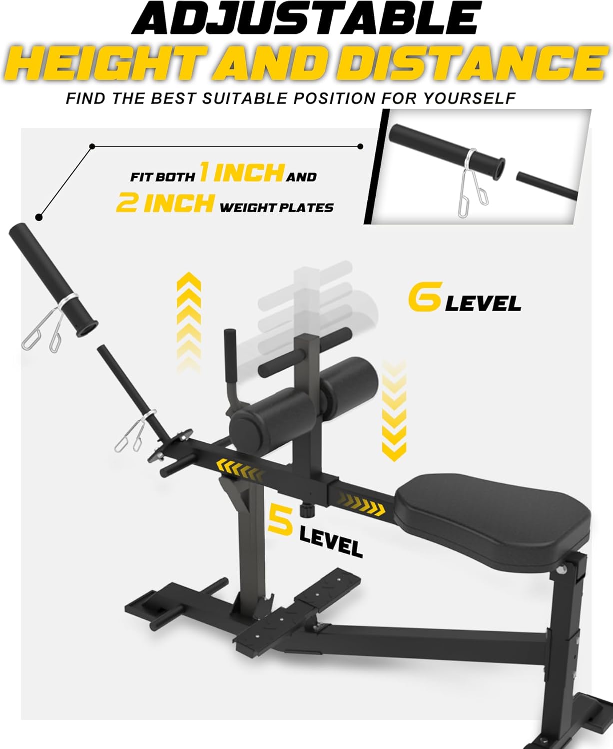 Adjustable Seated Calf Raise Machine for Home Gym Fitness