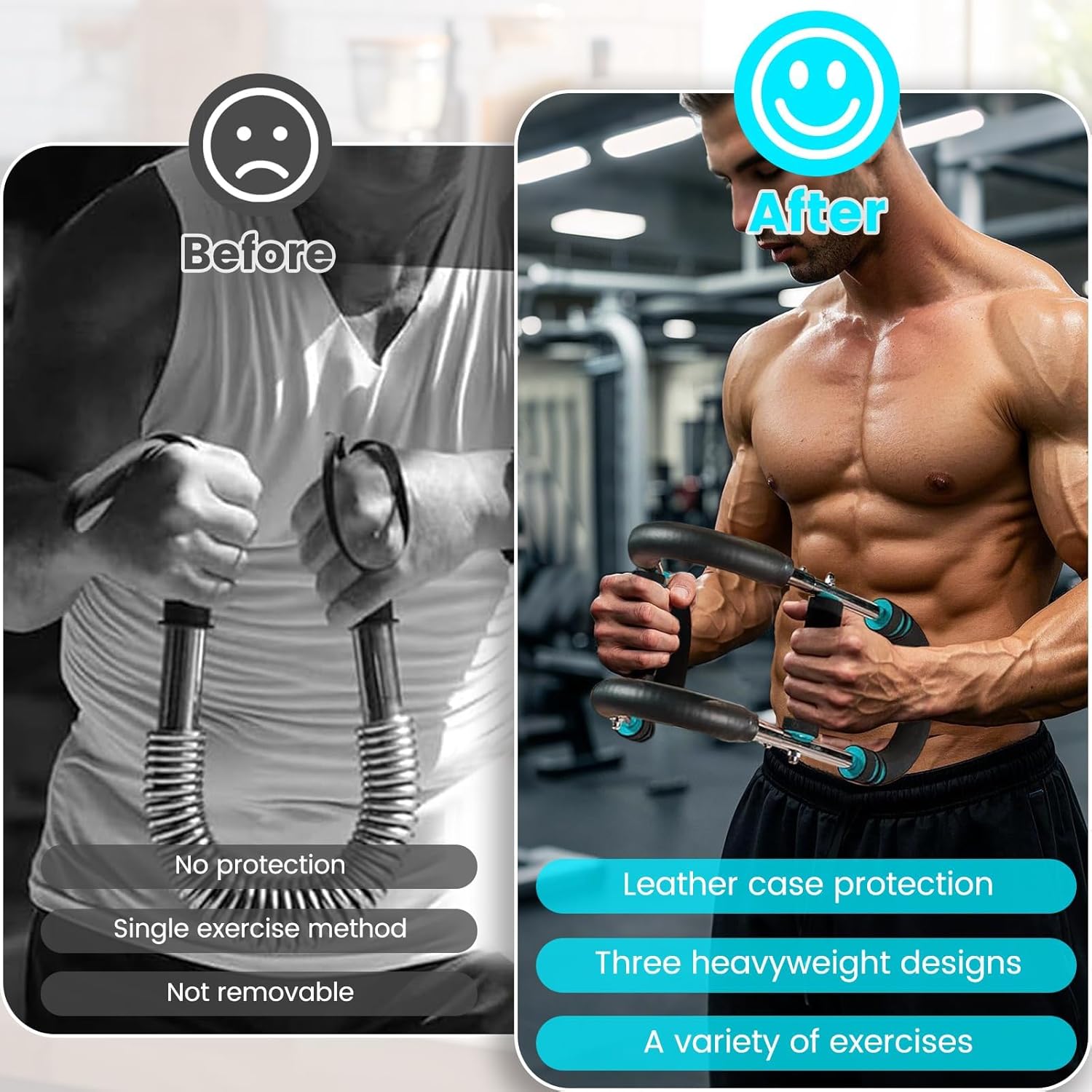Adjustable Twister Arm Trainer for Comprehensive Chest and Arm Strength Training, Suitable for Home Gyms (20-110 Lbs)