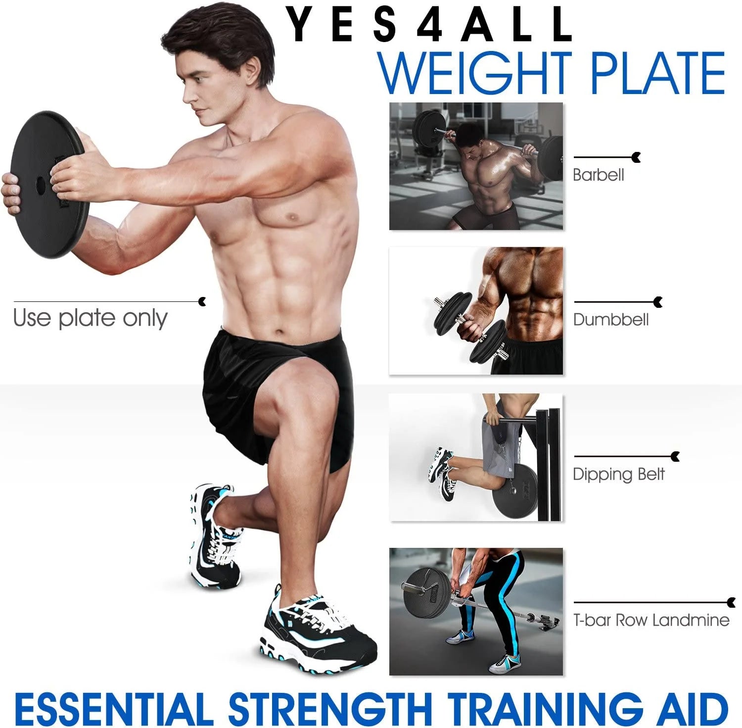 25 Lbs Standard Weight Plates, 1 Inch Cast Iron Weight Plates for Dumbbells, Single
