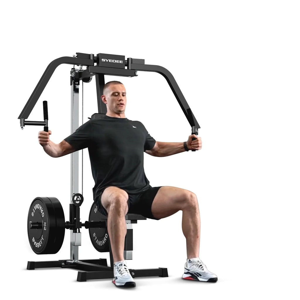 Chest Fly and Reverse Delt Machine, 400 LBS Upper Body Specialty Machine,Plate-Loaded PEC Fly Machine for Pectoral and Rear Deltoid for Home Gym