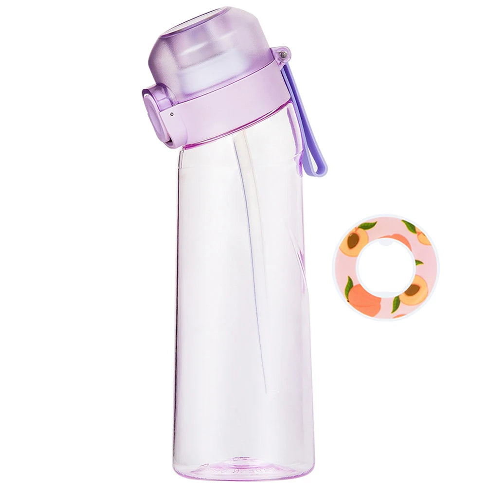 650ML Flavored Sports Water Bottle with Infuser for Gym and Travel