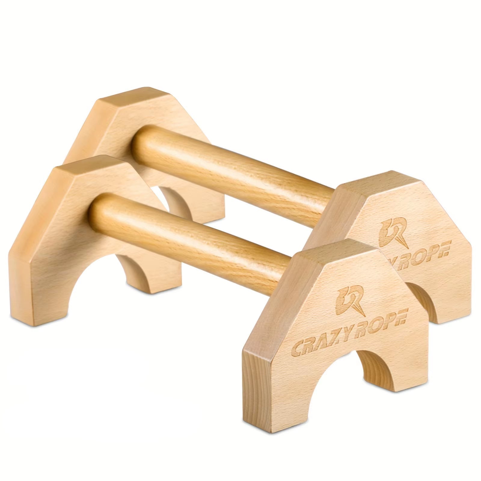 1 Pair Wooden Push-Up Bar Stands Gym Push Ups Rack Board Fitness Exercise Body Building Training Handstand Parallel Rod