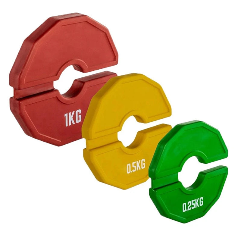 1Pcs Gym Micro-Type Plates Dumbbell Fractional Weight Plate Rubber Fractional Weight Plates Add-On Change