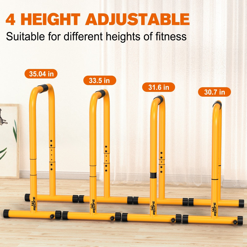 Dip Station Functional Heavy Duty Dip Stand Fitness Pull up Stand Dip Bar