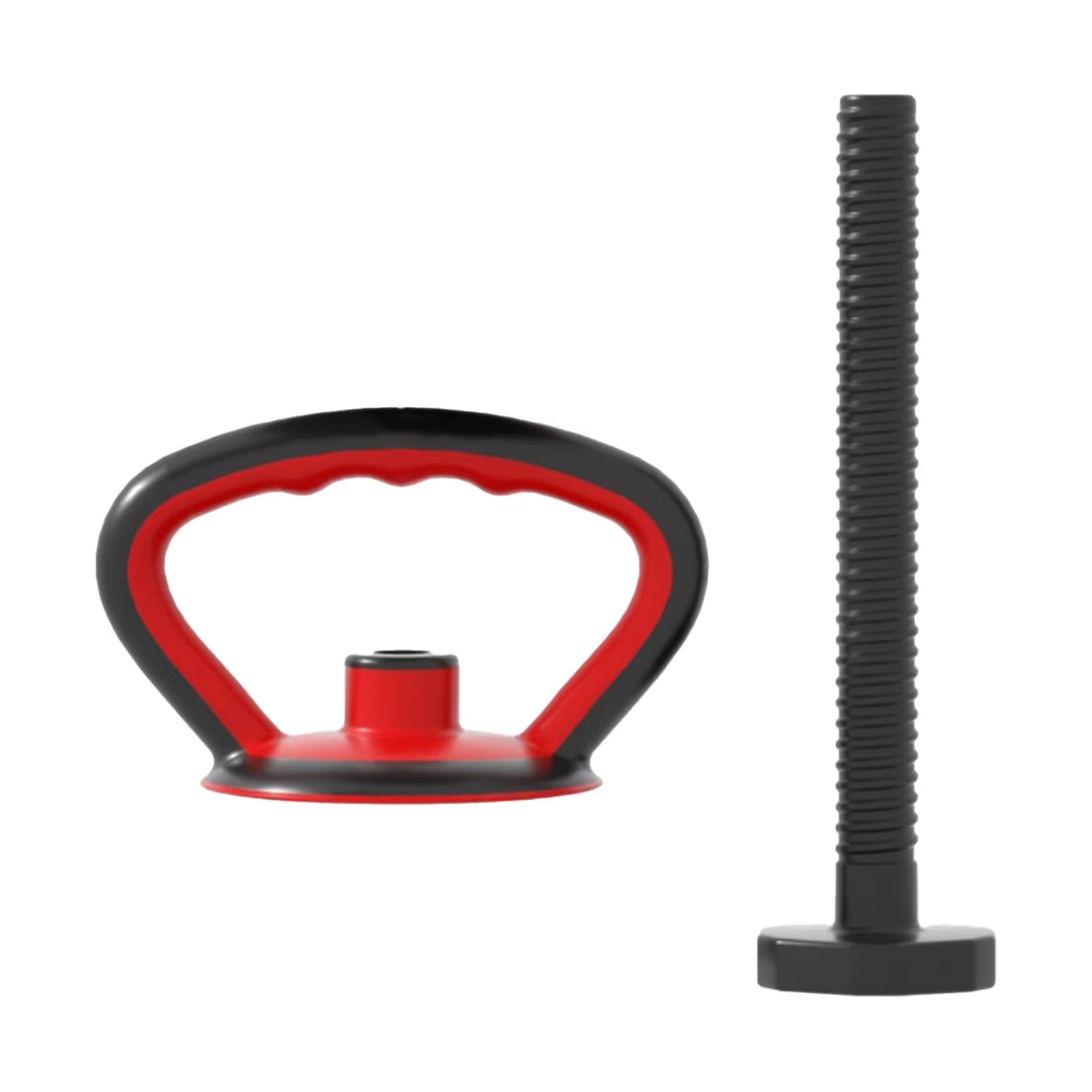 Adjustable Metal Kettlebell Handle for Weight Plates - Arm Strength Training and Grip Enhancement