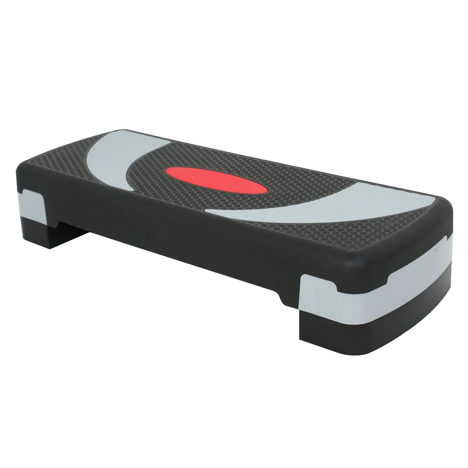 30'' Adjustable Workout Aerobic Stepper 550Lbs Exercise Step Platform W/4 Risers
