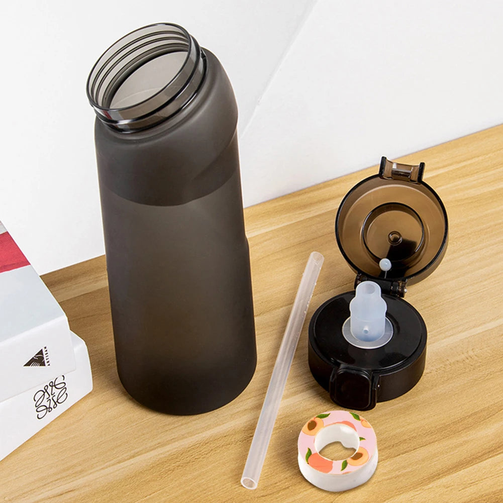 650ML Flavored Sports Water Bottle with Infuser for Gym and Travel