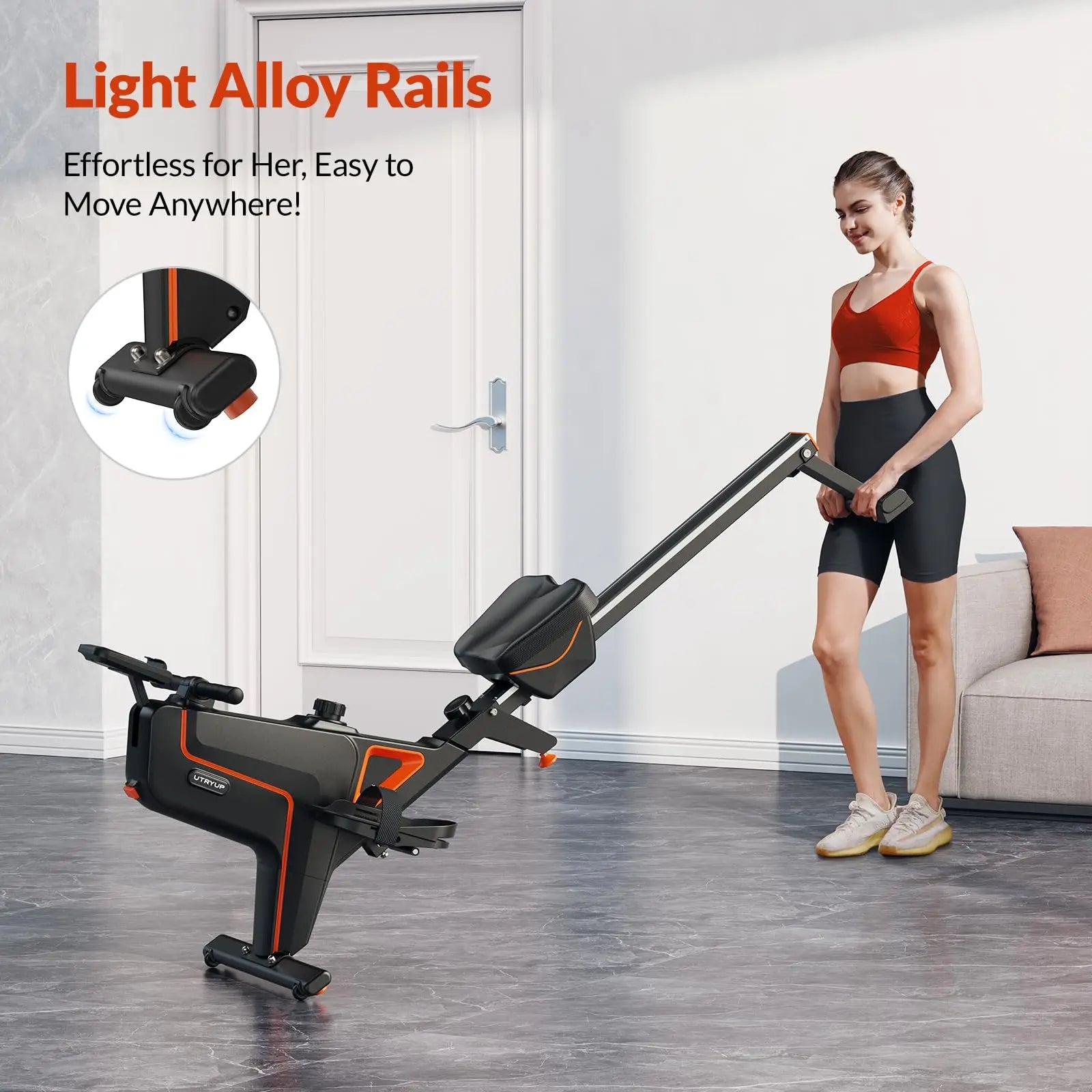 Magnetic Rowing Machines R05 Water Rower R10 16 Levels Quiet Resistance Foldable Compact Rowing Machine Home Gym Fitness