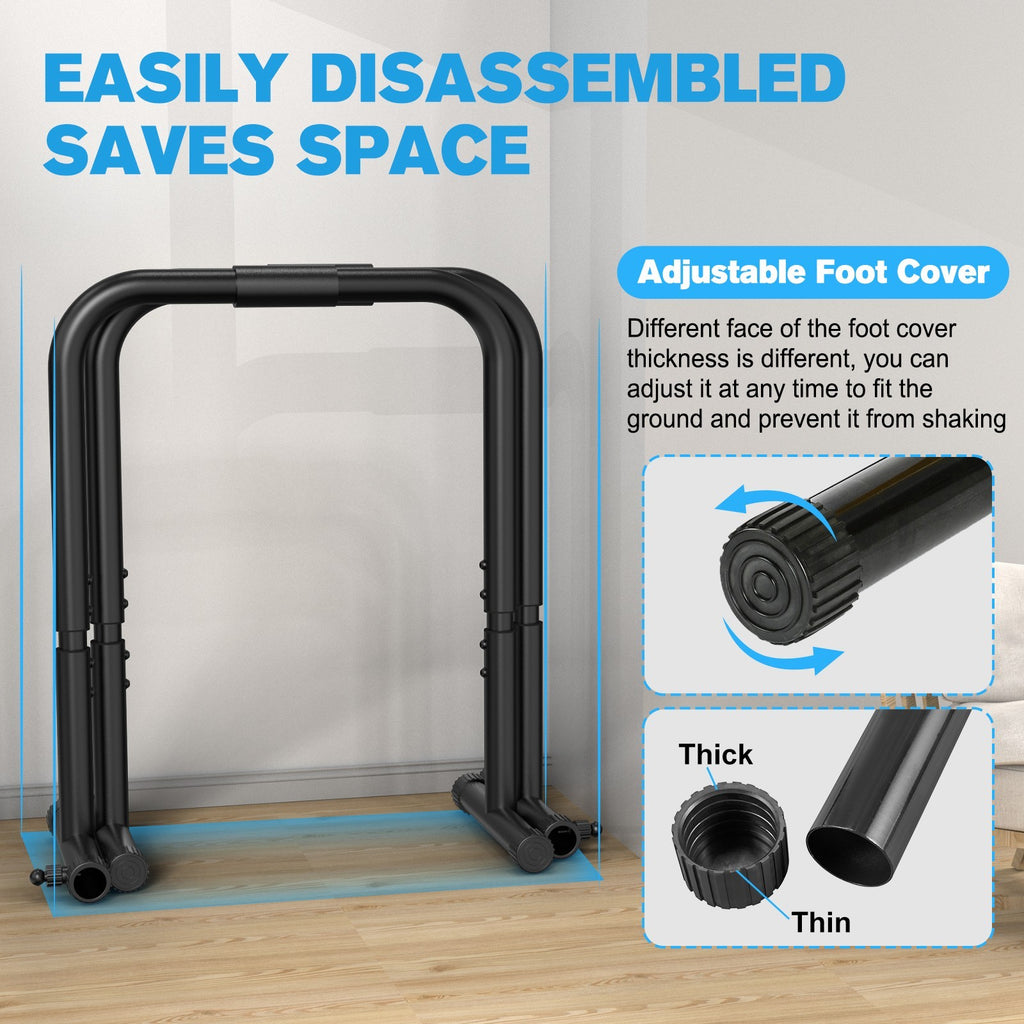 Dip Station Functional Heavy Duty Dip Stand Fitness Pull up Stand Dip Bar