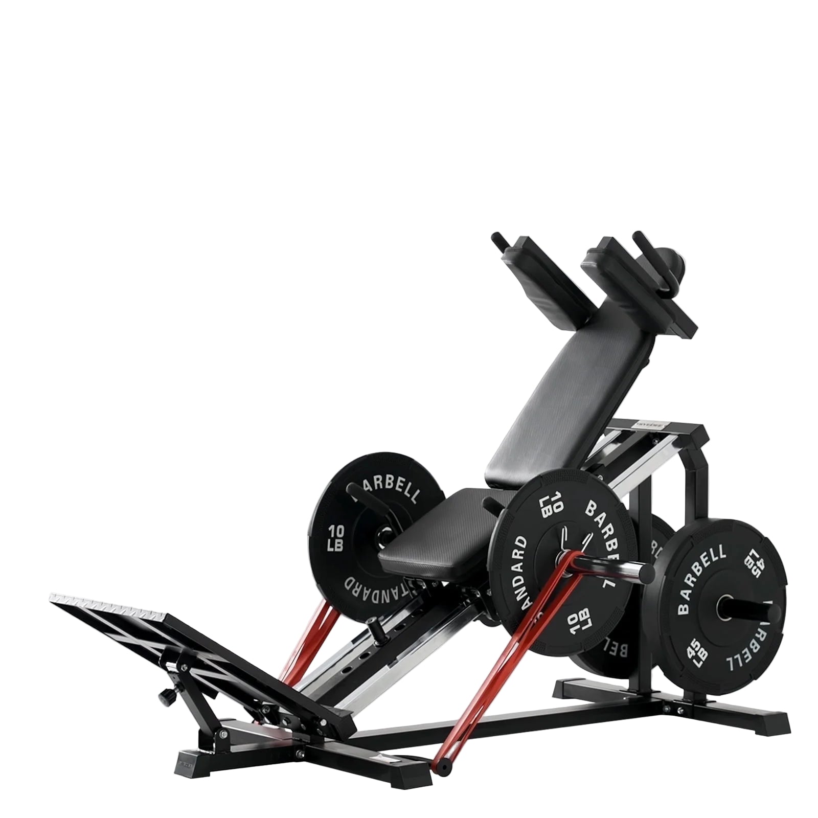 Compact Leg Sled Machine, Leg Press Machine Capacity 1000Lbs, Hack Squat Machine Combo, Calf Raise Home Gym