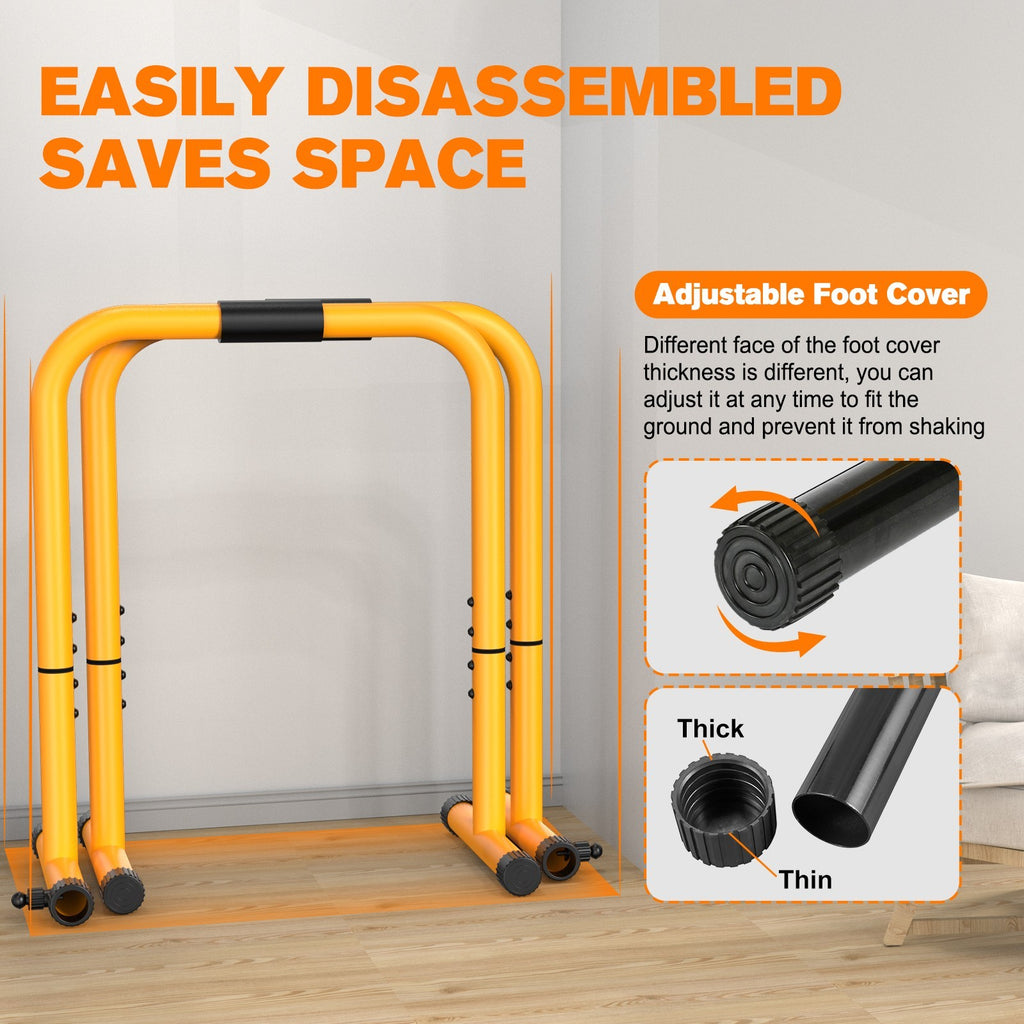 Dip Station Functional Heavy Duty Dip Stand Fitness Pull up Stand Dip Bar