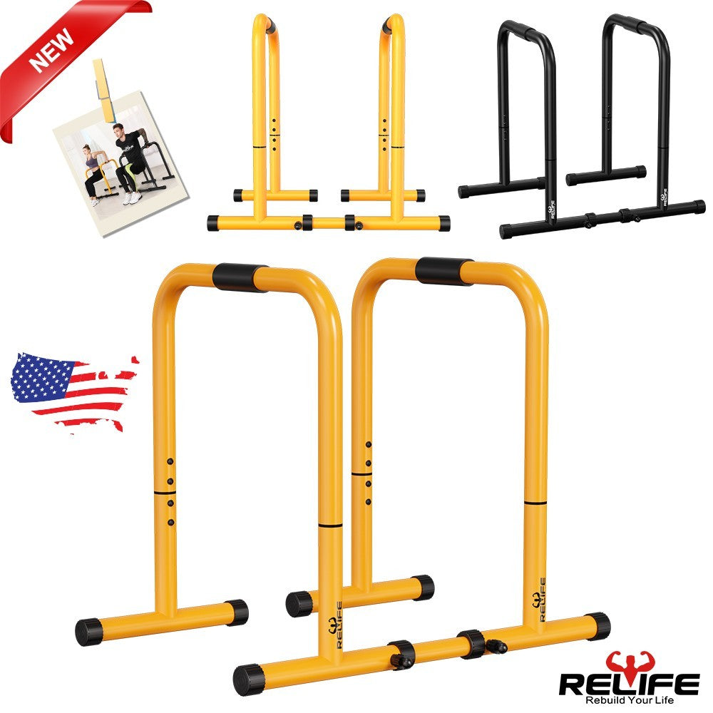 Dip Station Functional Heavy Duty Dip Stand Fitness Pull up Stand Dip Bar